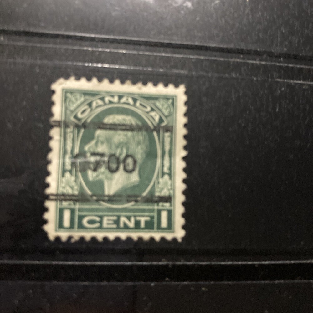 CANADA #195  1  CENT KING GEORGE V MEDALLION ISSUE   USED