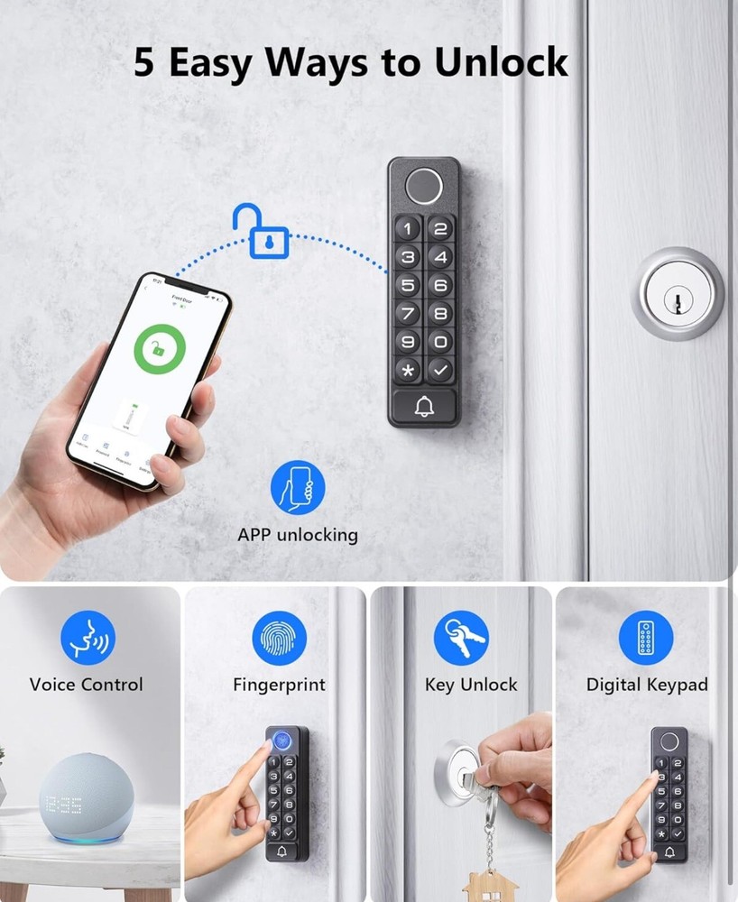 Jokiro WiFi Smart Lock with App Control
