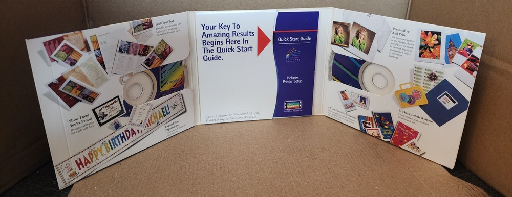 Canon Creative 3 PC Software Complete Publishing Suite Printer Setup CD-ROM