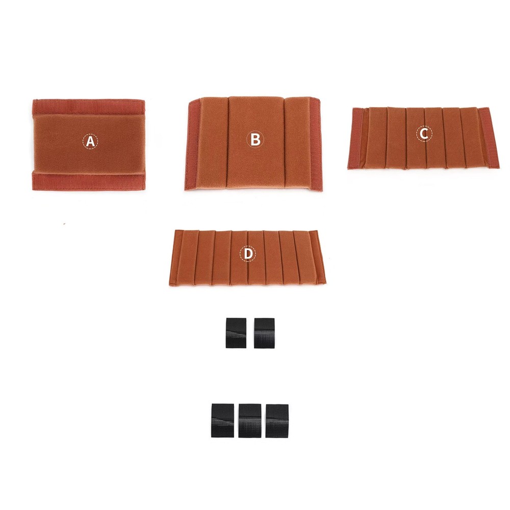4PCS Dacron Camera Bag Case Insert Partition Divider Protection Pad Accessories