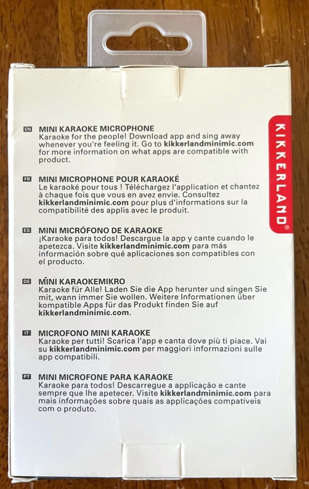 Karaoke Microphone Mini Novelty Gift