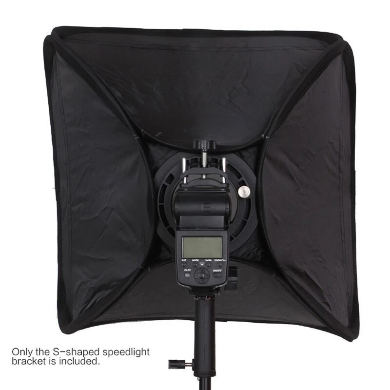 Handheld Grip S-Type Bracket Bowens S Holder for Speedlite Flash Snoot Softbox