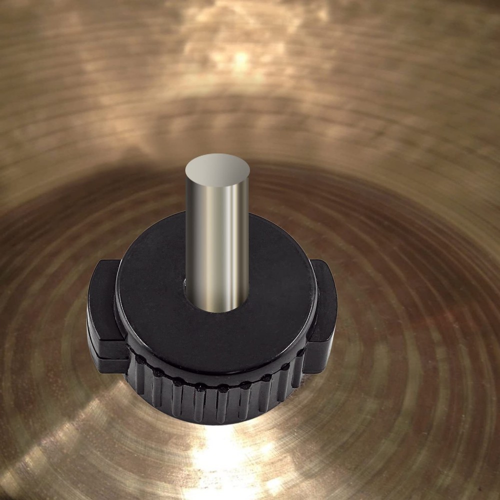 12 Pcs Black Cymbal Nuts - 8mm Plastic Quick Release Drum Accessories Kit