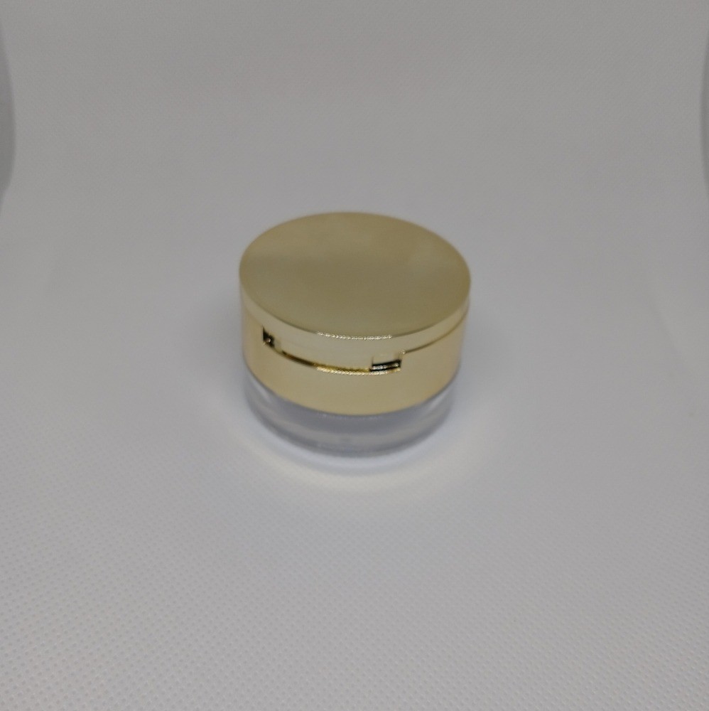 Gold Makeup Powder Container