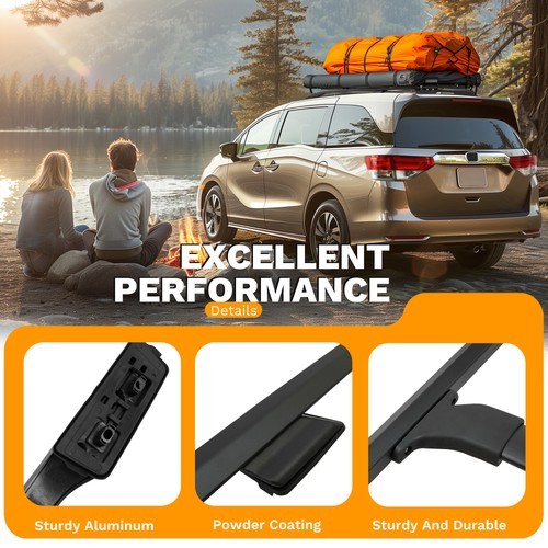 Cross Bar Roof Side Rail Luggage Rack For Honda Odyssey 2011-2017 #08L04-TK8-102