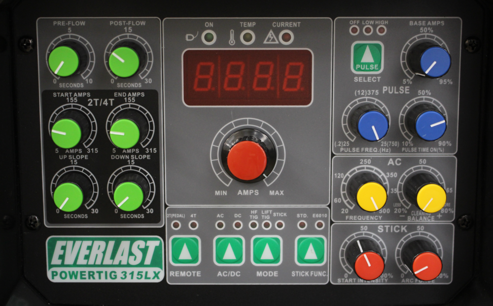 PowerTIG 315LX GTAW-P 315AMP ACDC TIG STICK ADVANCE PULSE WELDER by EVERLAST