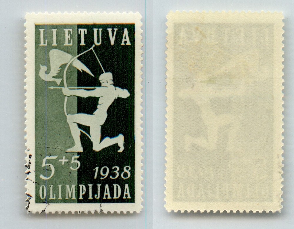 Lithuania 1938 SC B43 used. rtc6988