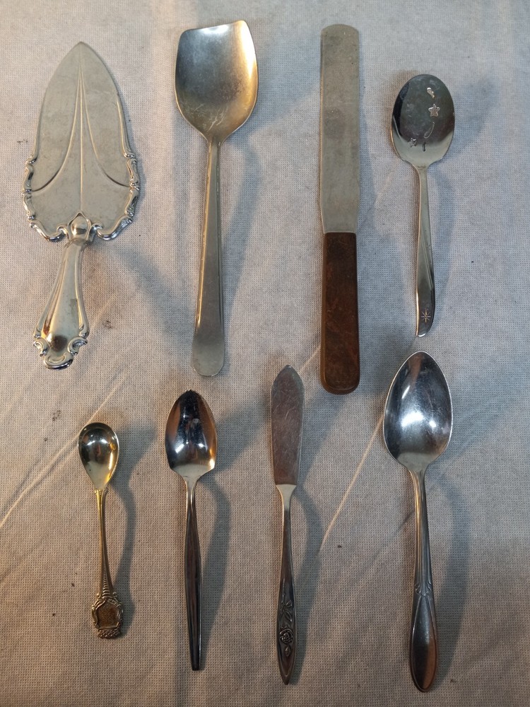 8 pc. Stainless Steel  SERVING FLATWARE - Various Brands