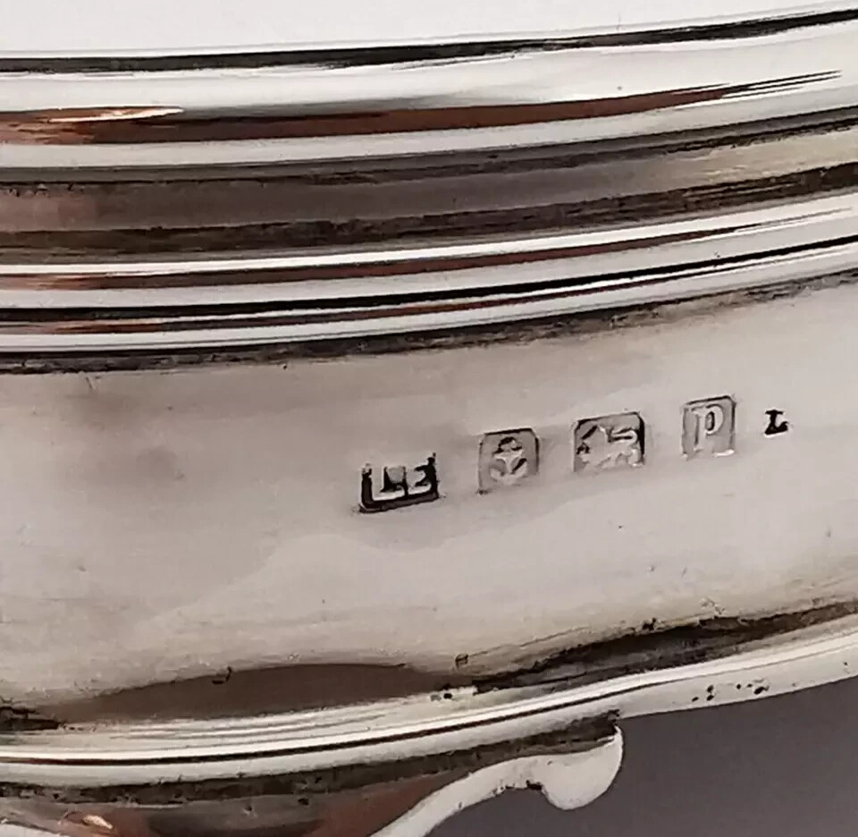 Antique Solid Silver Jewellery Box - Birm. 1914