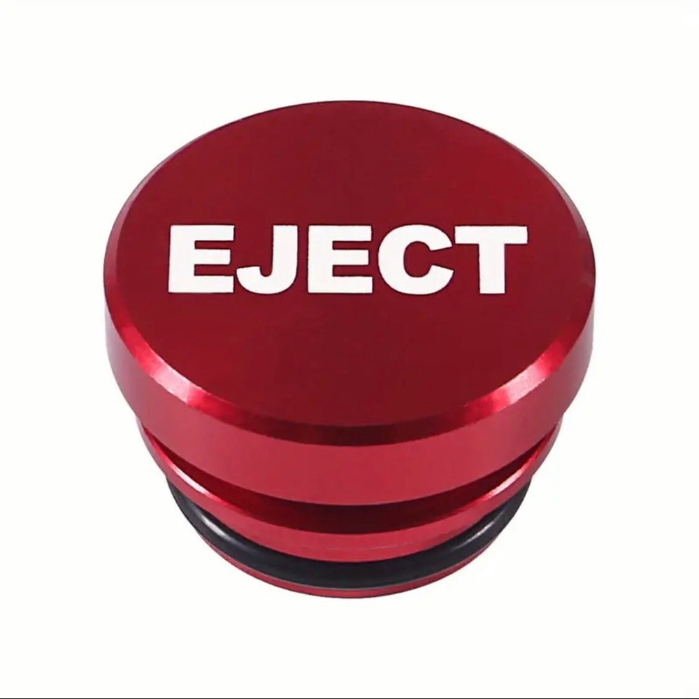 EJECT Button - Cigarette Lighter Replacement Red Funny Car Accessory JDM Racer