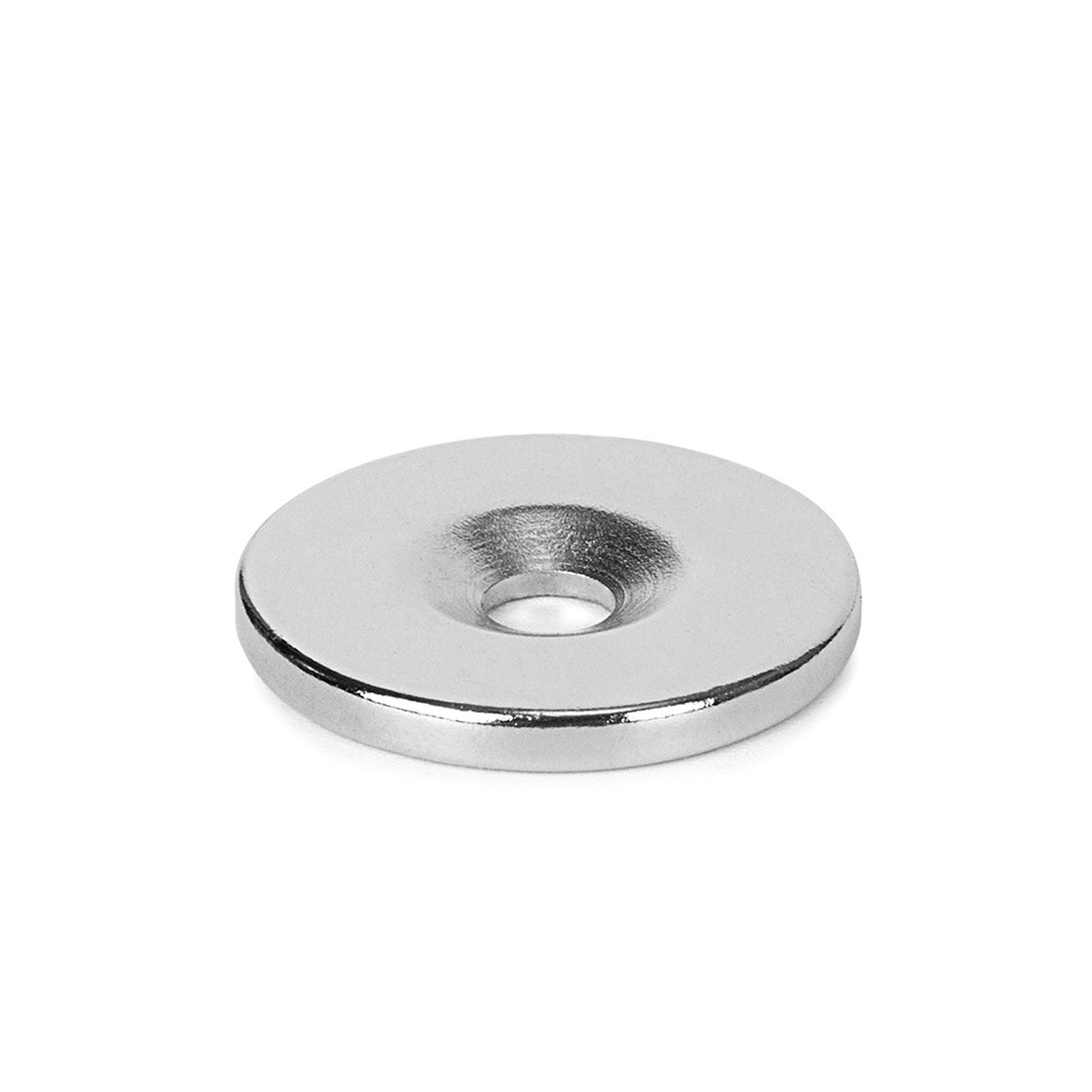 Countersunk Ring Round Disc Strong N35 Magnets Rare Earth Neodymium w/ Hole 5mm