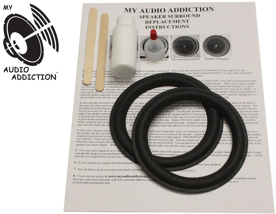 Speaker Surround Repair Kit For Paradigm Atom V.2 5"