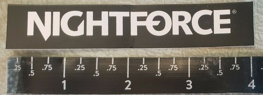 Small 4" - Nightforce Precision Optics Reliable Repeatable Vinyl Decal Sticker