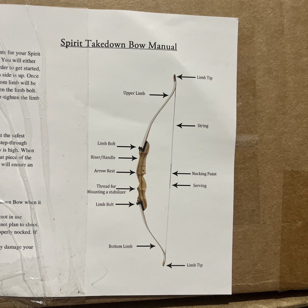 Spirit Takedown Bow