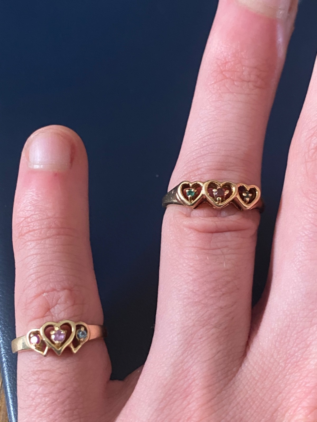 10k ring couples set