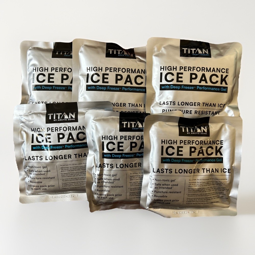 High Performance Ice Pack Titan 250g - 6 Pack Bundle