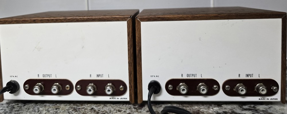 Olson HF-176 Stereo Frequency Response Controller EQ Pair Tested Clean Japan