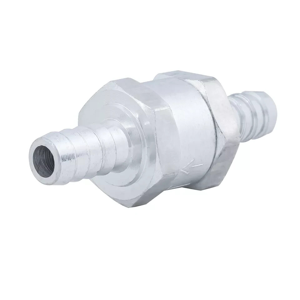 2x 10mm 3/8" Fuel Line Non-Return One Way Air Fuel Oil Check Valve Diesel Gas