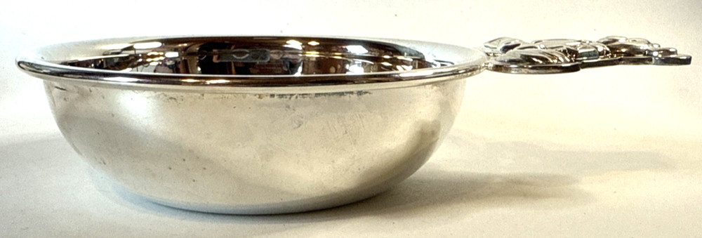 Vintage Godinger Silver Plate Child’s Bowl Teddy Bear Handle