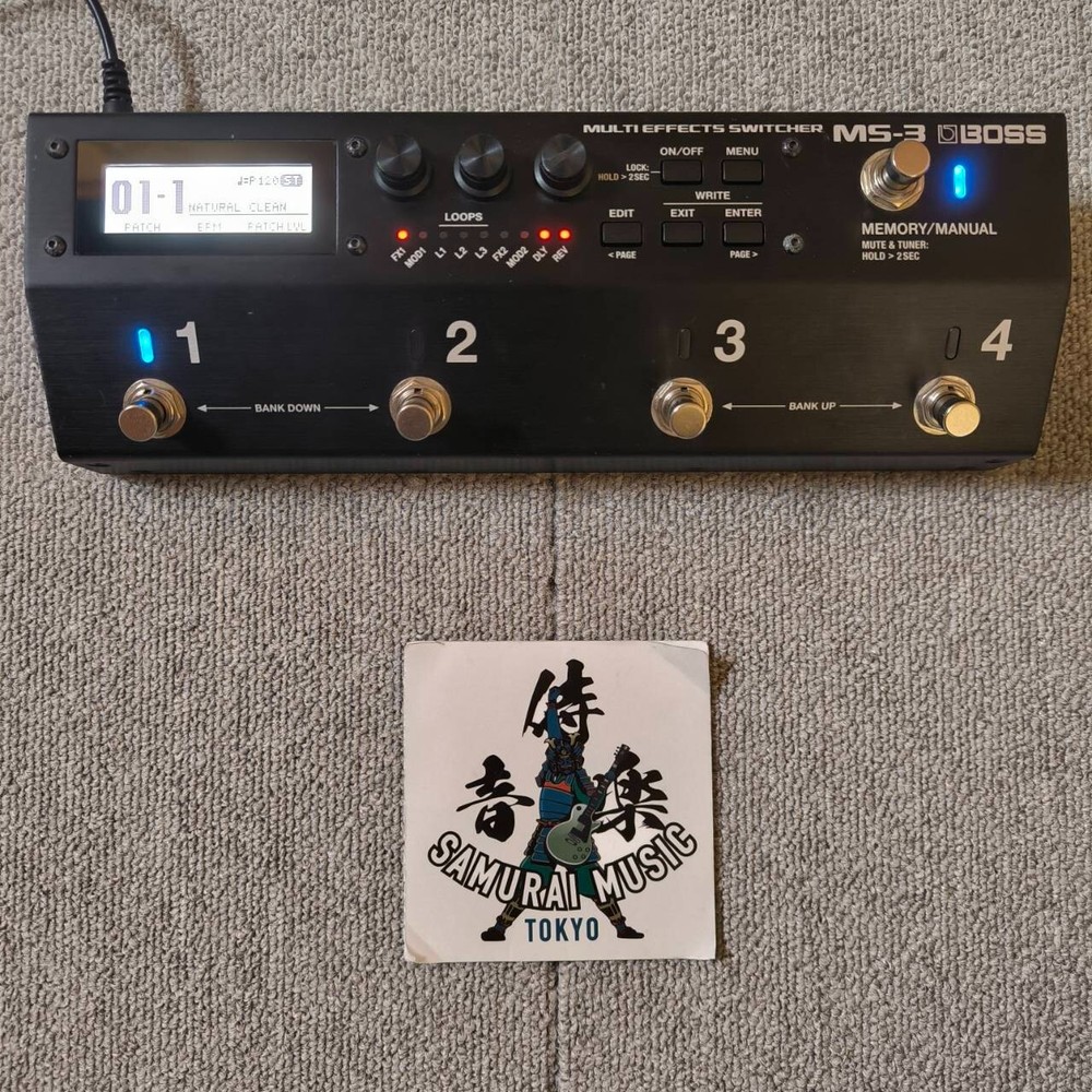 Boss MS-3 Multi Effects Switching Pedal Loop Switcher From Japan