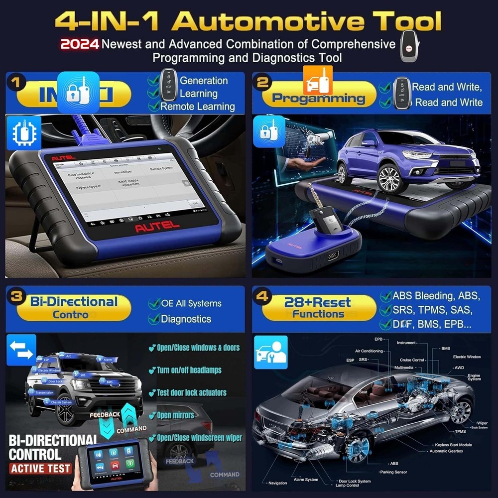 Autel MaxiIM IM508S IMMO KEY PROGRAMMING Auto Diagnostic Tool Full System Scan