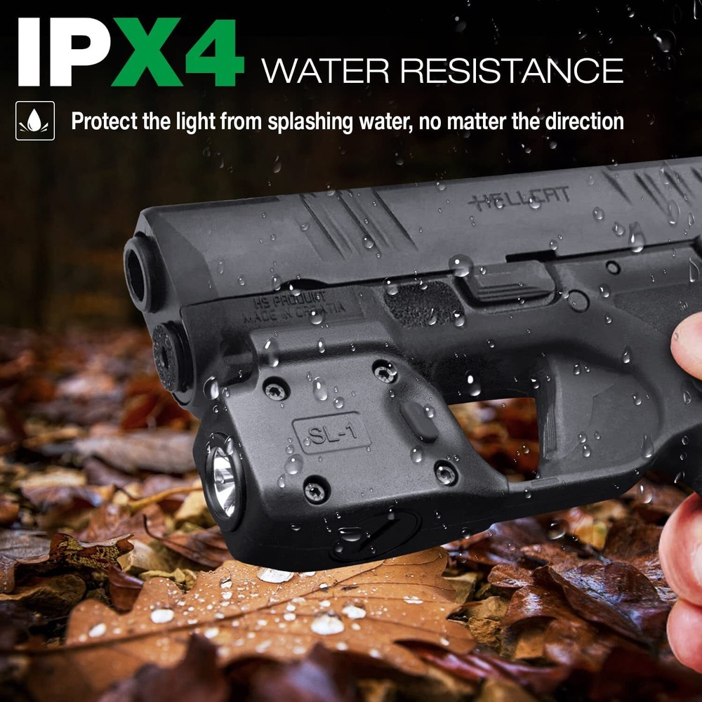 Gun Light with Holster For Springfield Micro Compact Hellcat/Hellcat RDP Pistol