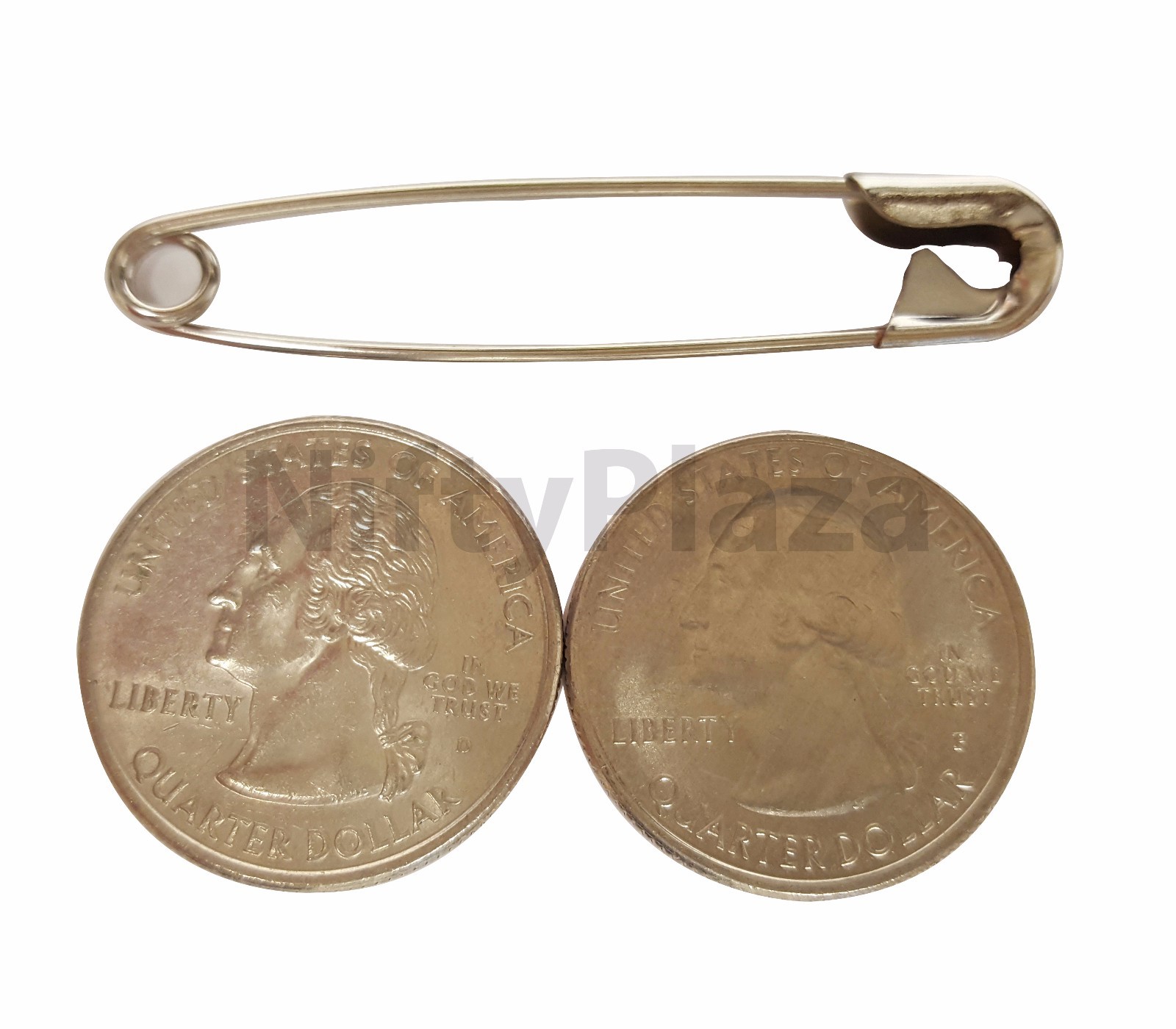 NiftyPlaza 200 Extra Large Safety Pins, Size 2 Inch, Quilters Crafting Diapers