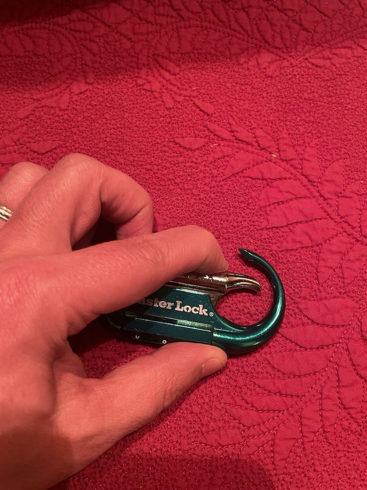 MASTERLOCK Backpack Resettable Combination Locks LUGGAGE Bundle, Green