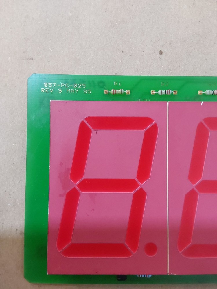 KB. 5 DIGIT DIGITAL LED DISPLAY BOARD...057-PC-025 REV 3