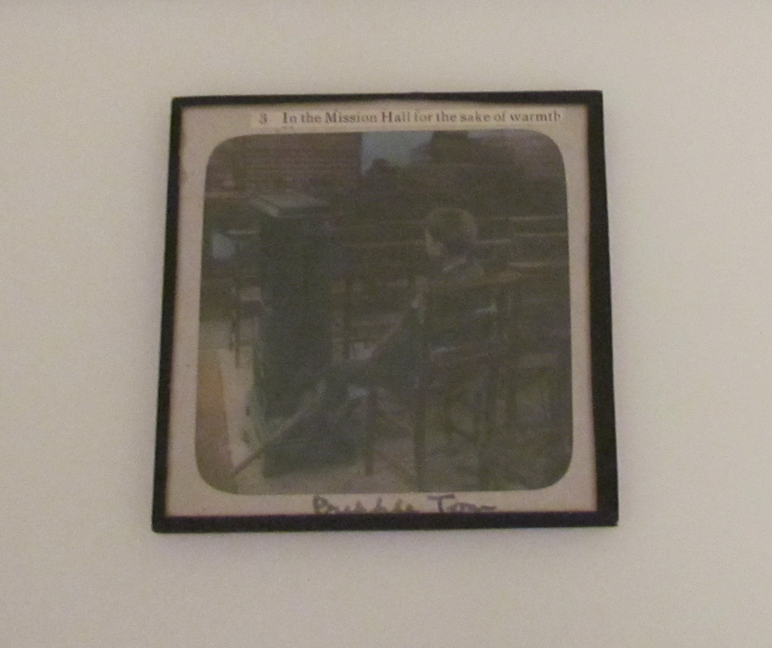 Glass Magic Lantern Slide CRIPPLE TOM NO3 C1890 PHOTO VICTORIAN TALE BOY