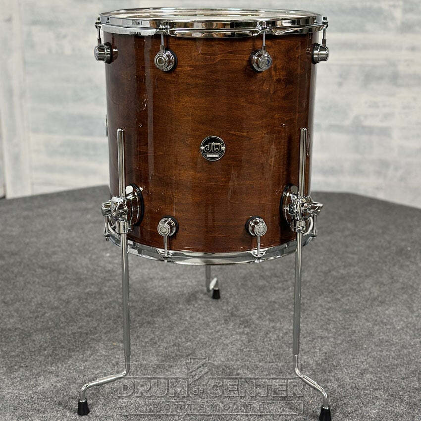 DW Performance Floor Tom 16x16 Walnut Lacquer - DCP Exclusive!