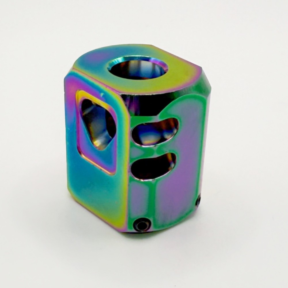 Muzzle Brake Compensator 1/2''x28 TPI For 9mm Rainbow