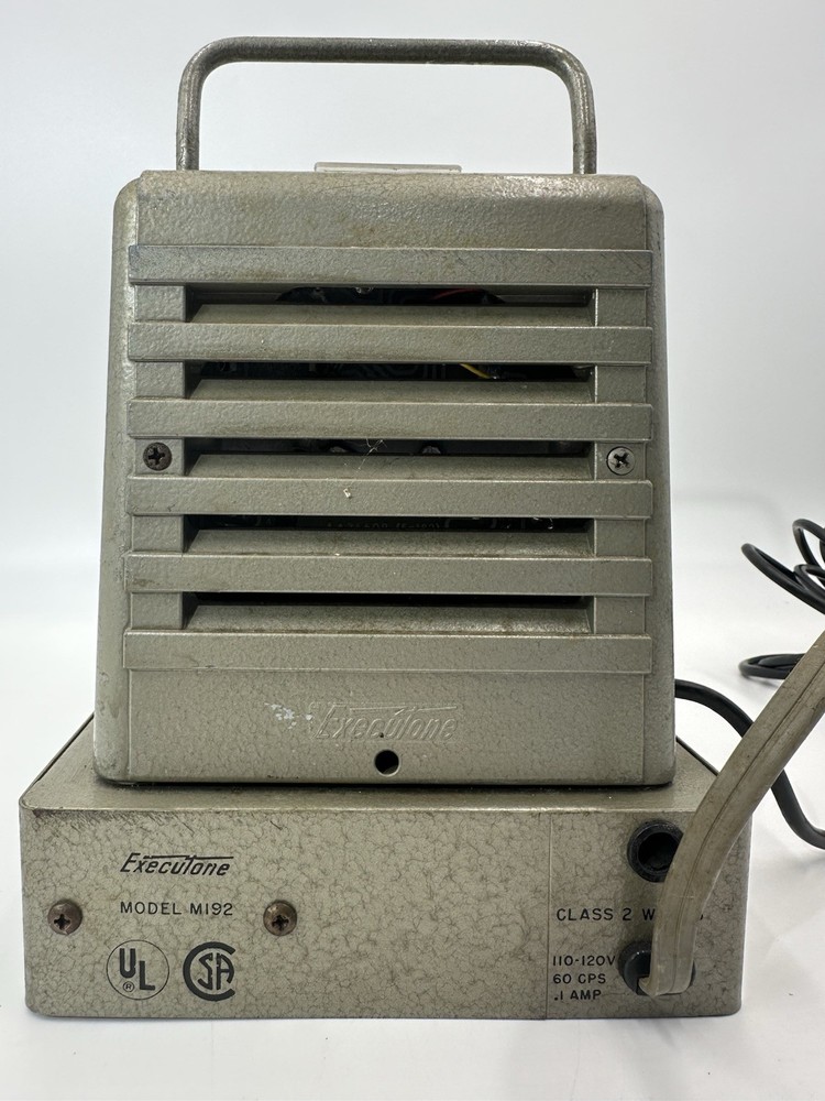 Vintage Executone Model M192 Office Intercom Speakers Bell System UNTESTED