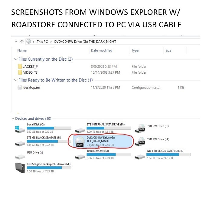 VINTAGE MICROSOLUTIONS ROADSTOR 401010 DVD CDR USB CARD READER **PLS READ