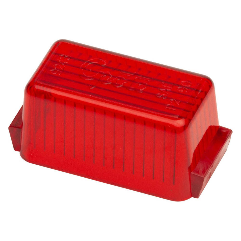 GROTE 92432 Replacement Lens ,Rectangular,Red 2VPZ4