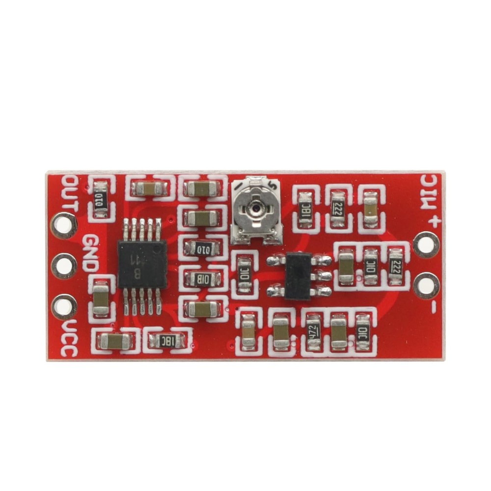 MAX4466 Electret Microphone Preamplifier Module with SSM2167 Voice Compressio...