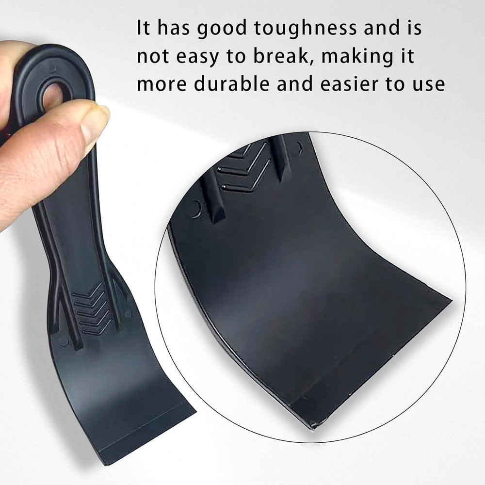 6 Pack Plastic Putty Knife Set, 2" Flexible Paint Scraper Tools for Spackling, D