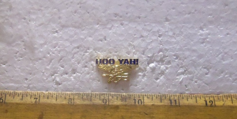 US Navy - Seals Trident with HOO YAH! Pin