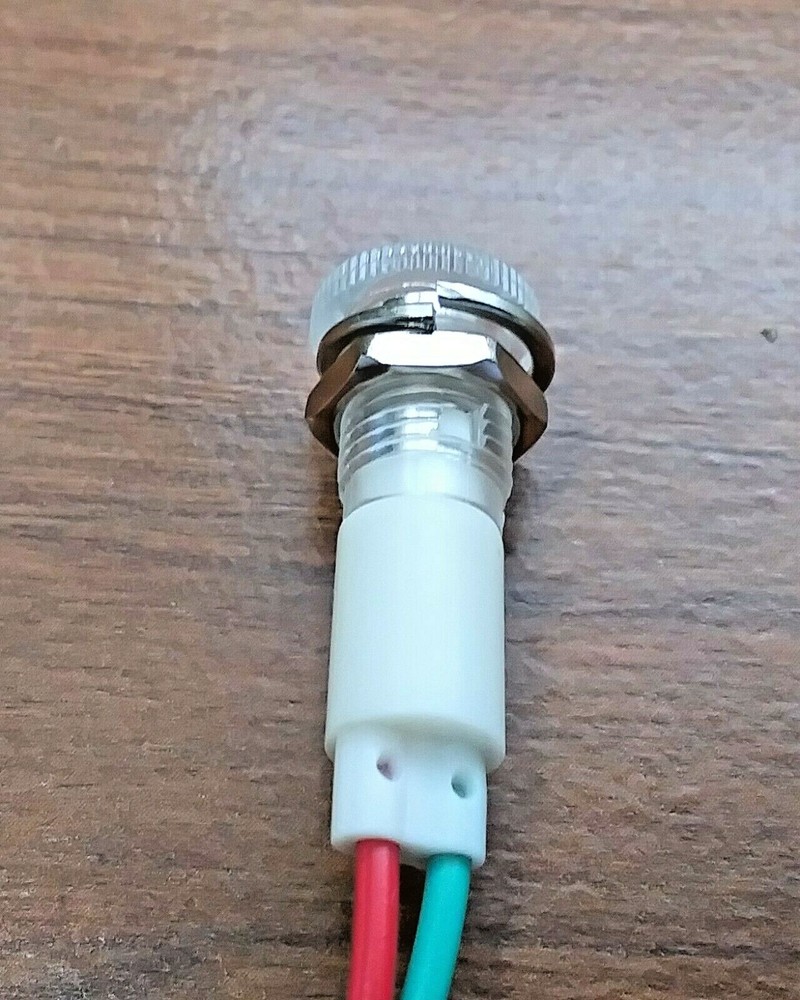 BBT Waterproof 12 volt DC/DC White LED Low-Profile Indicator Light