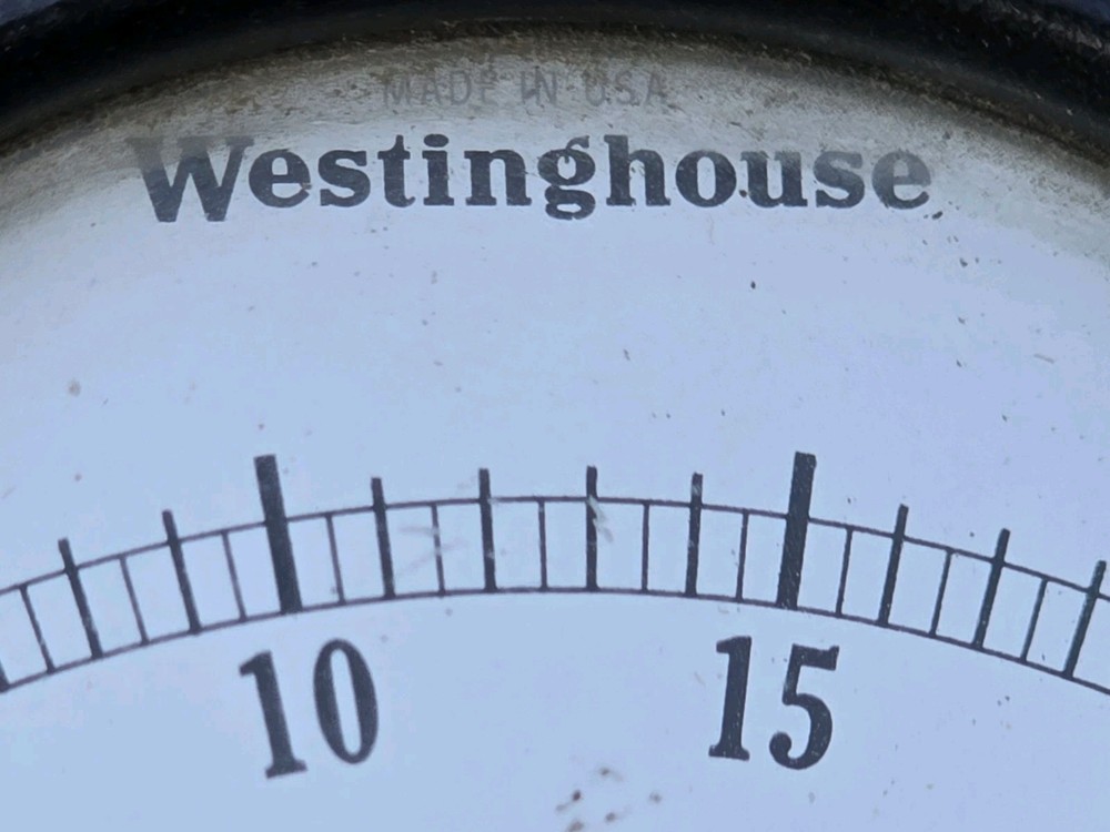Westinghouse Milliamperes DC Meter Type VX-35 Untested