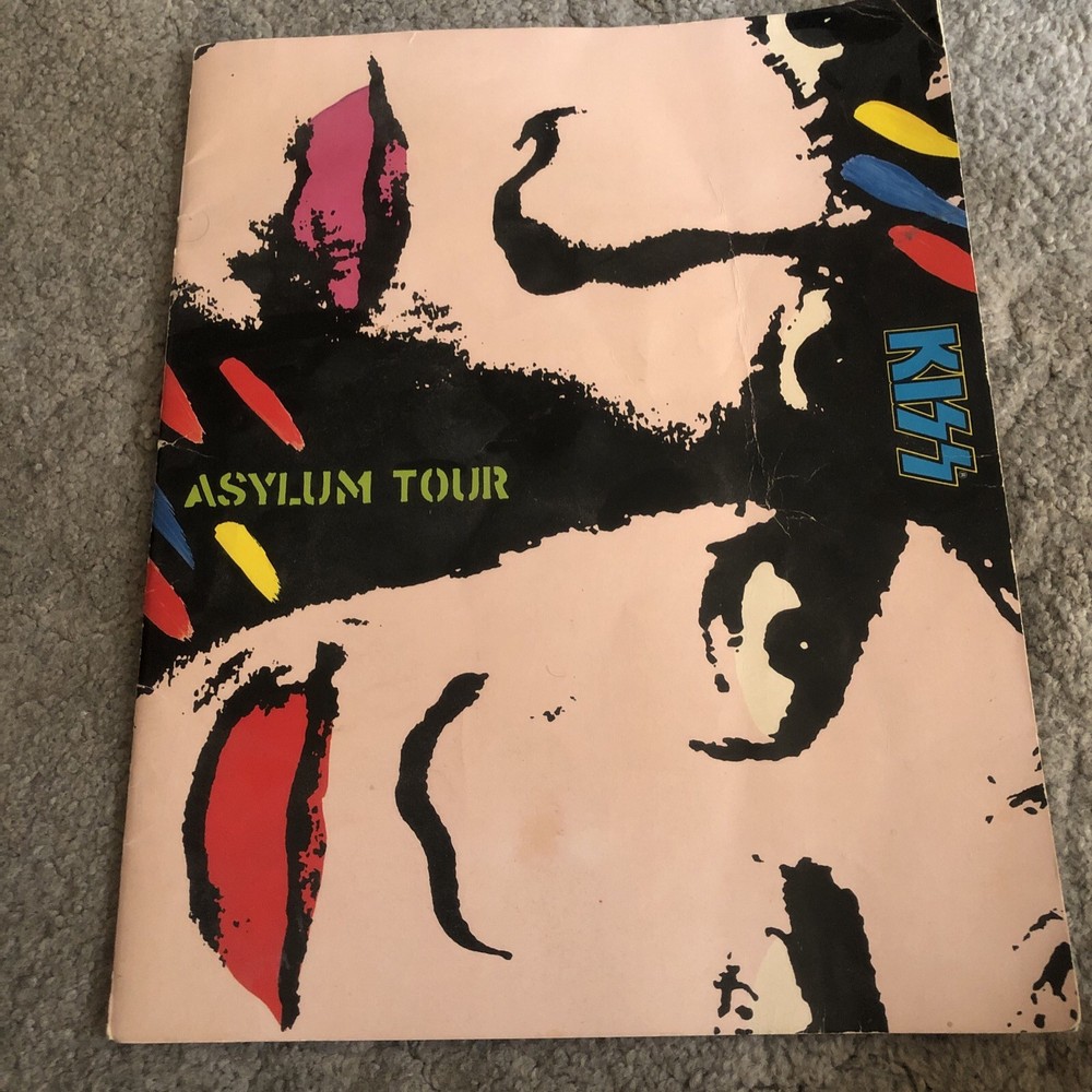 Kiss Asylum Tour Book Program 1985 1986