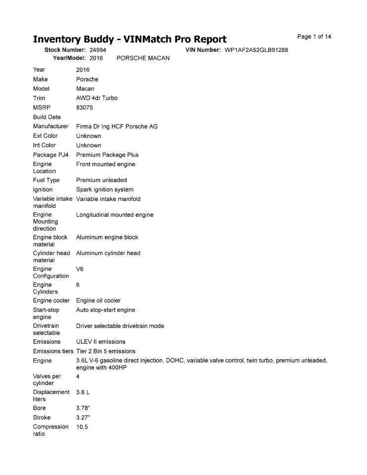 MACAN 2016 Jack 1538878