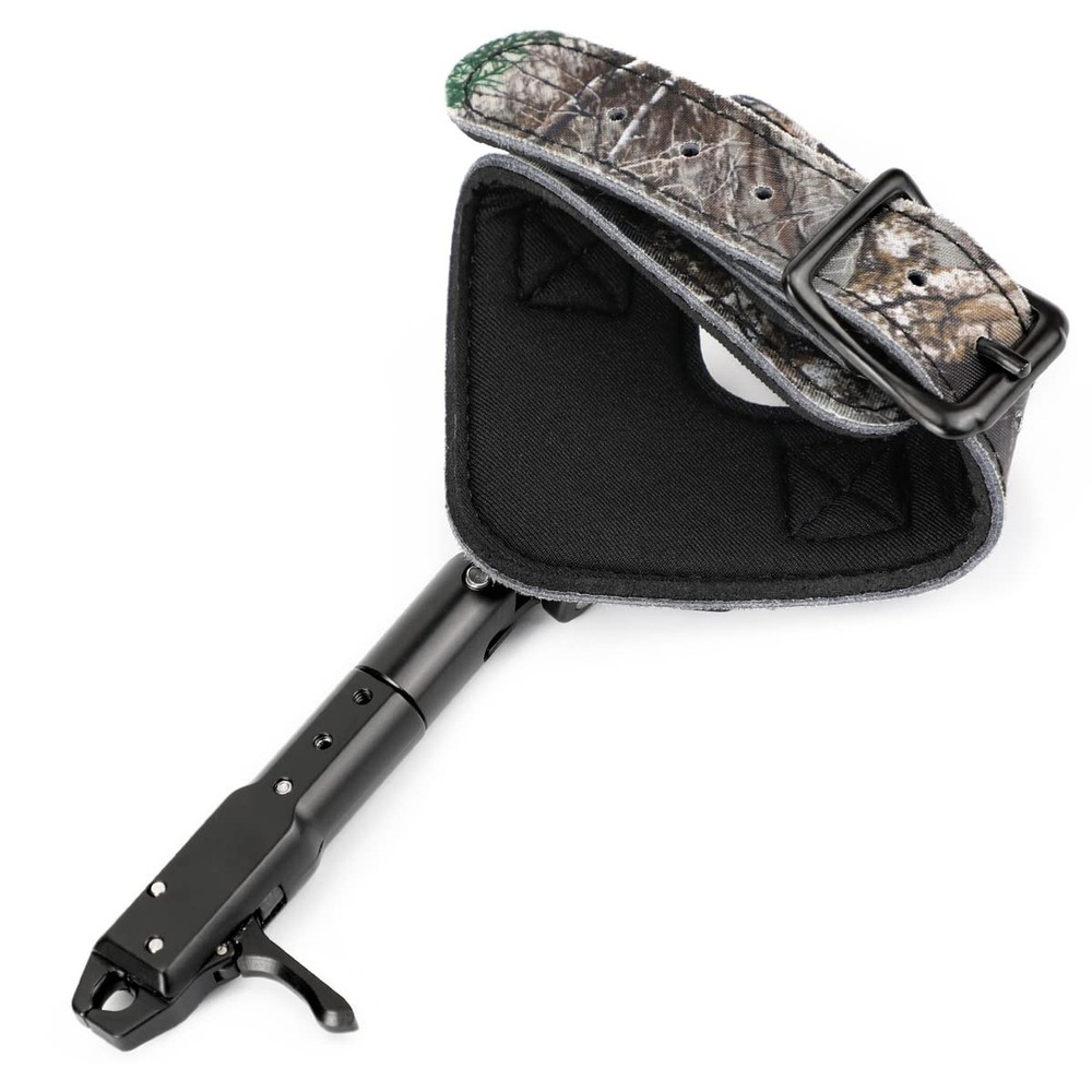 LWANO Archery Compound Bow Release Aids Trigger with Foldable Design Camo