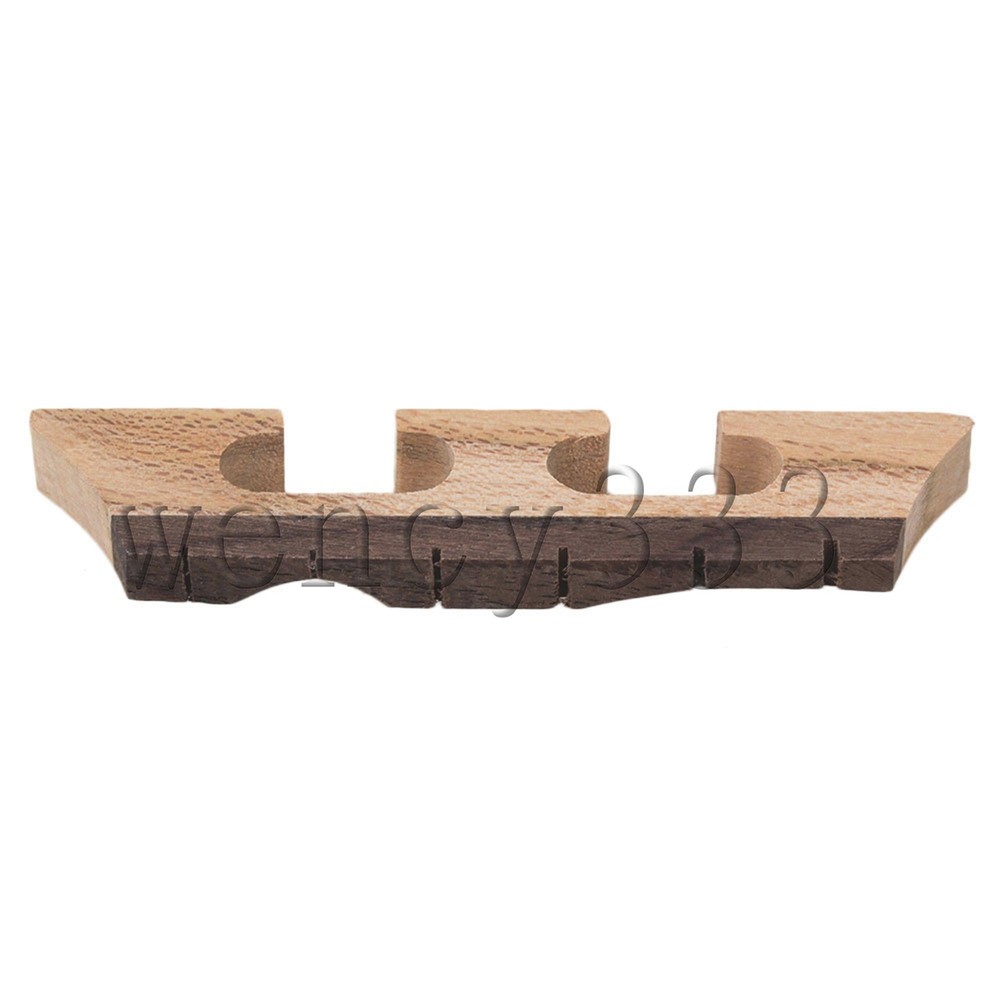 Three Legged Maple Ebony 6 String Ukulele Guitar Banjo Bridge String Instrument