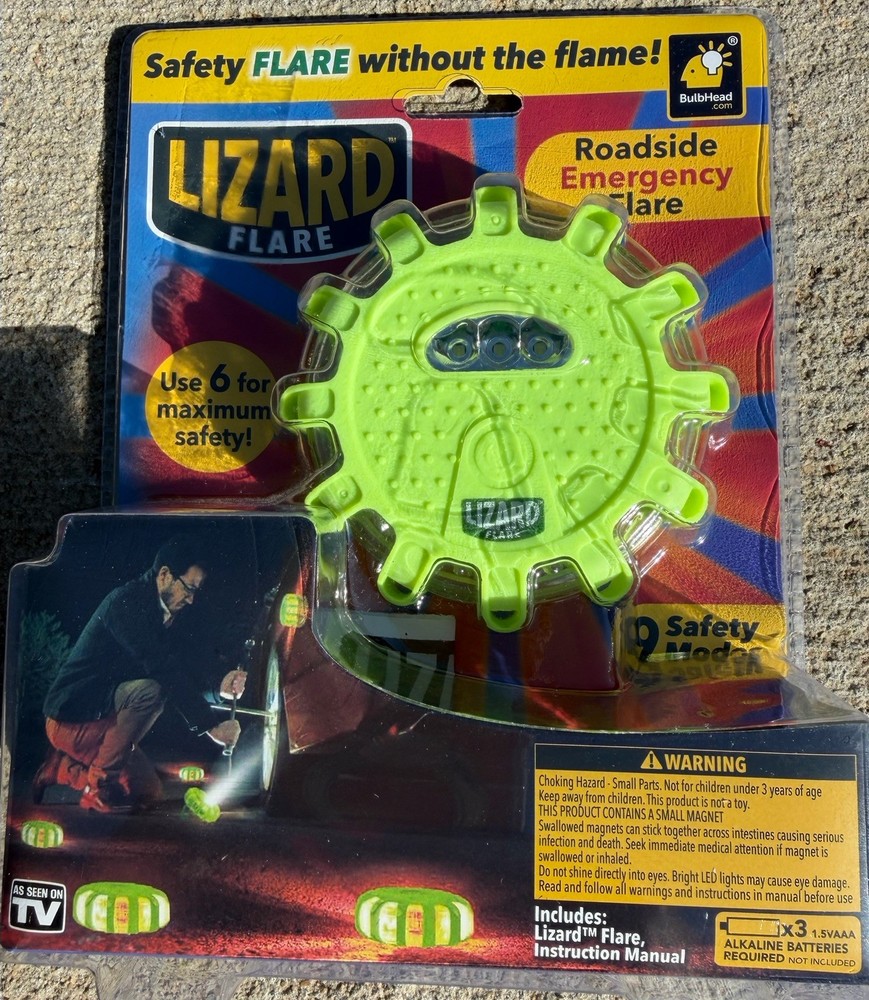 LIZARD FLARE Roadside Emergency Safety Disc Light