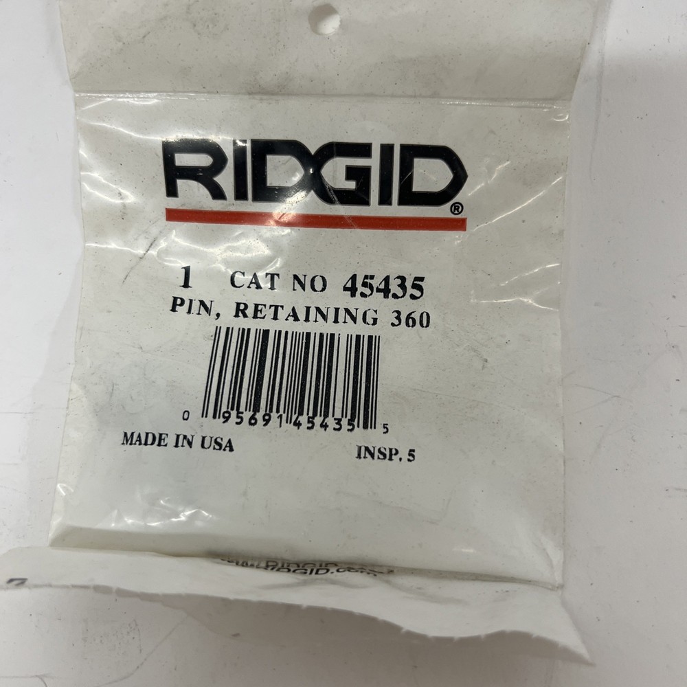 Ridgid 45435 E3549 Replacement Threading Retaining Pin for 360 Pipe Cutter