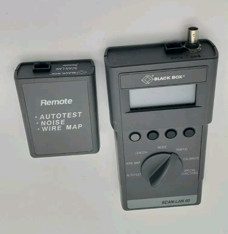BLACK BOX SCAN-LAN 80 Cable Scanner And Remote Box