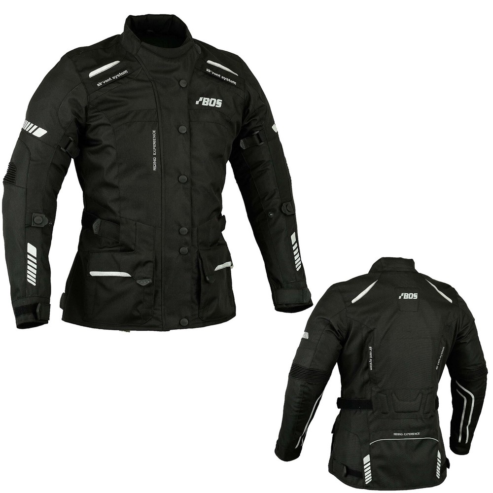 Women's Motorcycle Jacket, Waterproof Functionality with Built-in Protek