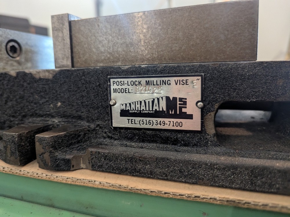 5" Machine Vise precision, MSC Posi-Lock, 4-7/8" opening