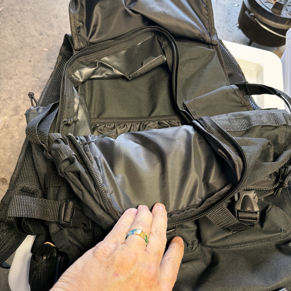 Warrior Tactical black backpack